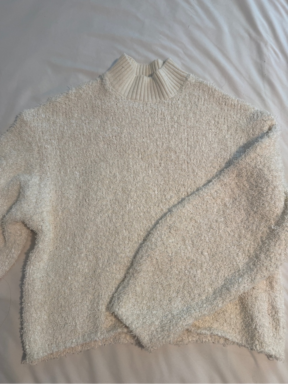 Zara Oversized Cream Sweater - Size Small NWT